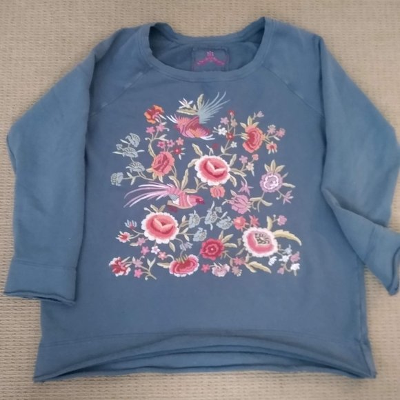 JW Johnny Was Sweatshirt Medium (?) - Picture 1 of 7